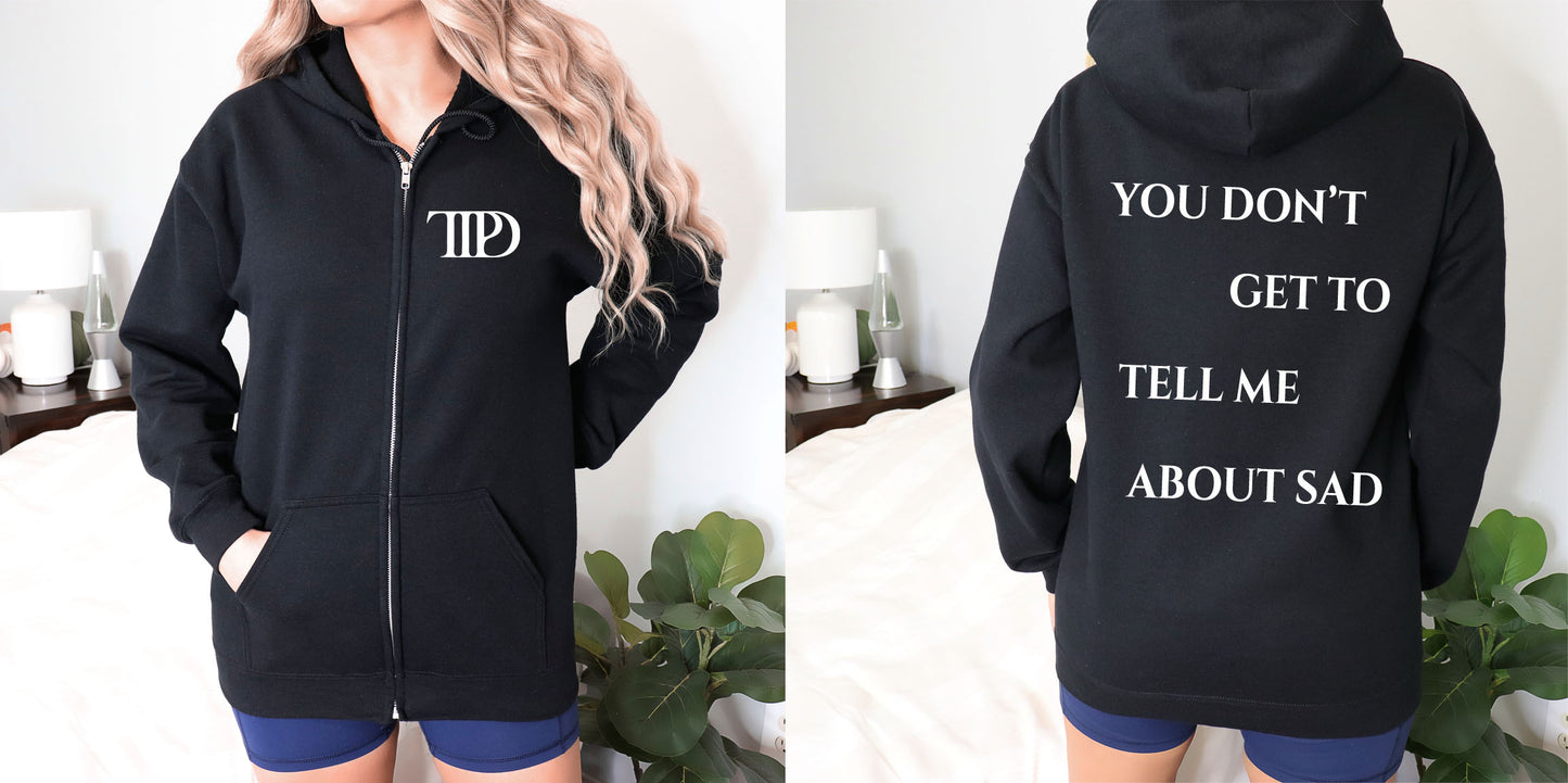 The Tortured Poets Department Zip Hoodie