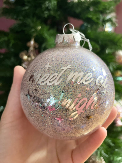 Meet me at midnight Christmas Ornament