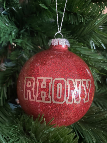 The Real Housewives of New York Christmas Ornament