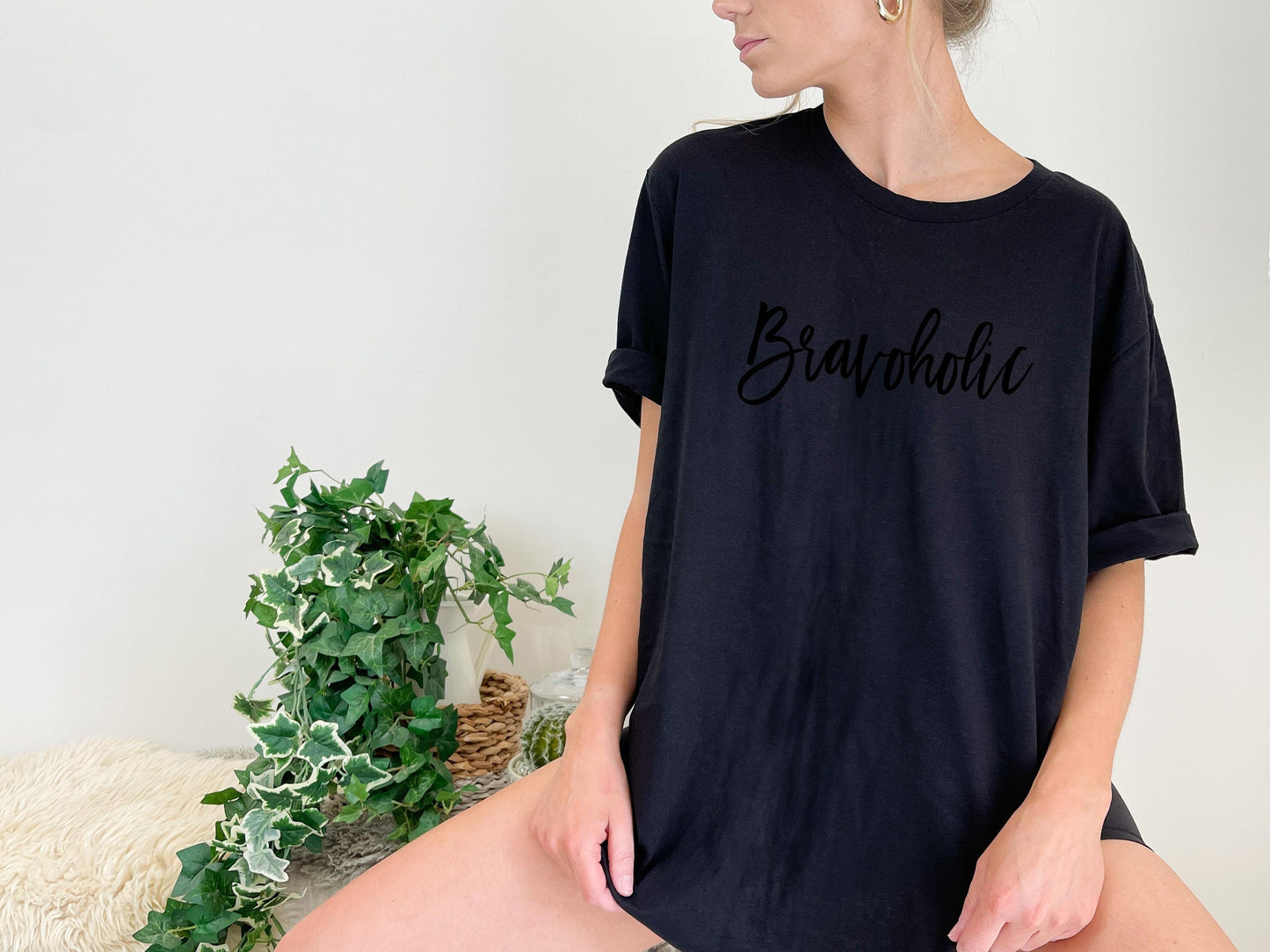 Bravoholic Puff Print T-Shirt