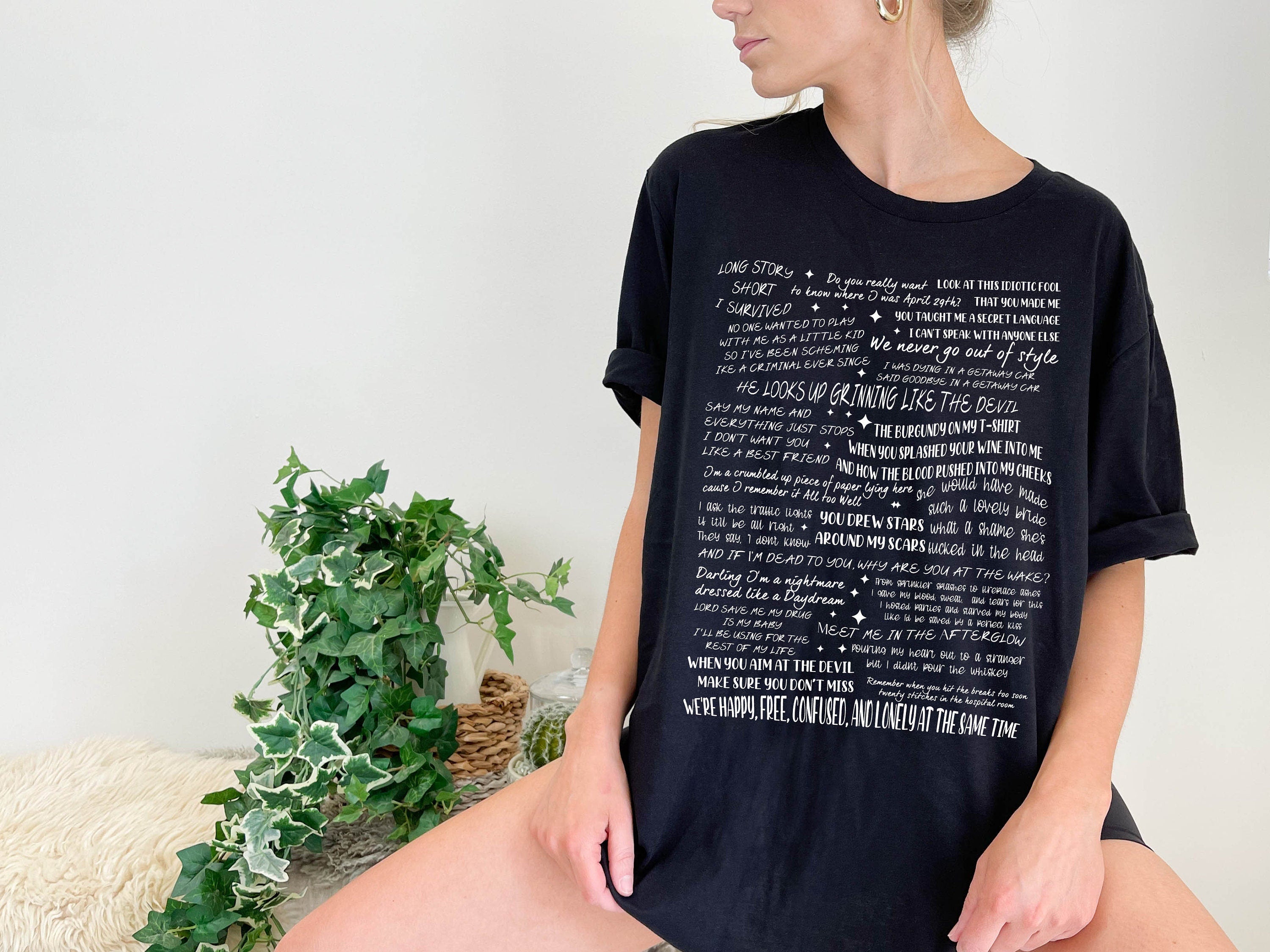 Taylor Swift Lyrics T-Shirt